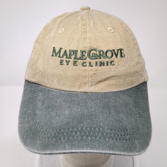 Maple Grove Eye Clinic Slideback Baseball Cap Multi OS Bullet Line Headwear - Picture 2 of 9